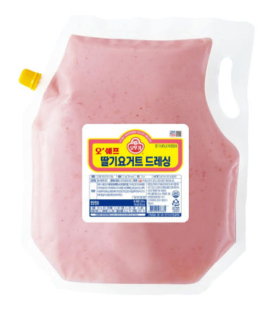 오뚜기 오쉐프 딸기요거트 드레싱 2kg