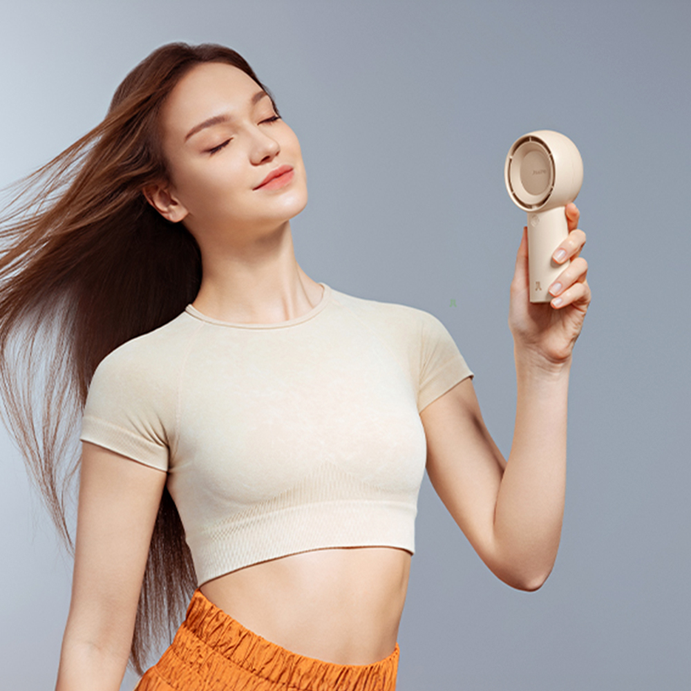 지수라이프 BLDC 휴대용 선풍기 무선 손풍기 Life5 Plus 어스브라운 (4000mAh) 이미지 7