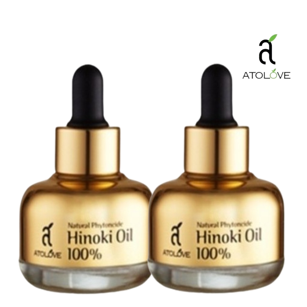 천연 피톤치드 편백 히노끼 오일 25ml 2개100% 원액 국내산 편백나무 아토러브 무좀