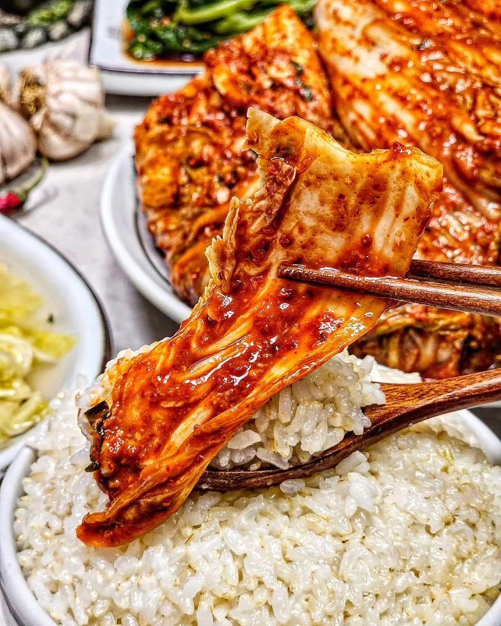광주맛집 30년 전라도 배추겉절이 김치 1kg 수제 젓갈 김치하우스 상품 이미지