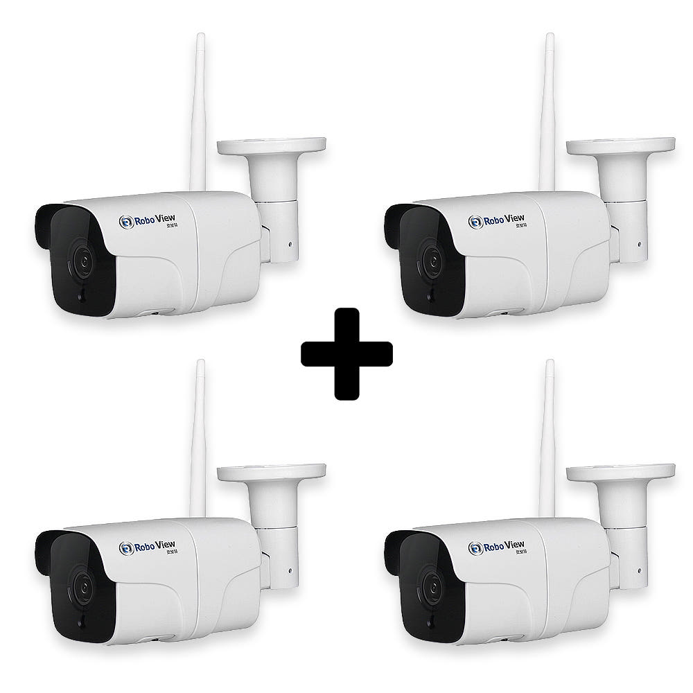 글로벌아이넷 로보뷰G 홈 IP 카메라 CCTV 3.6mm 200만화소 4개 - 메인 이미지