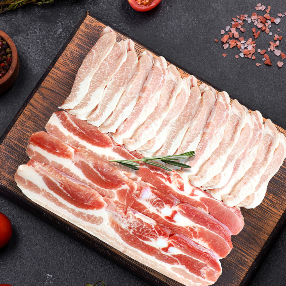 수입산 삼겹살 500g + 항정살 500g 구이용 1kg, 1개