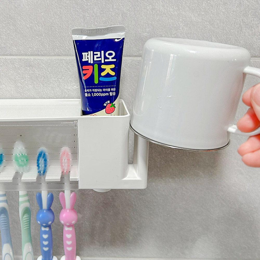 무타공 치약걸이 공중부양 칫솔걸이 거치대 - 상세 이미지 4