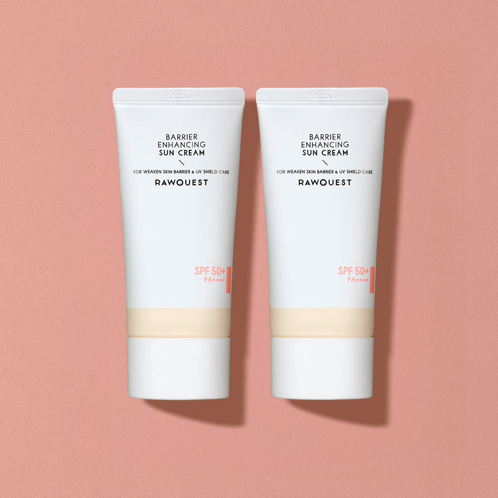 [로우퀘스트] 베리어 인핸싱 선크림 50ml, 2개