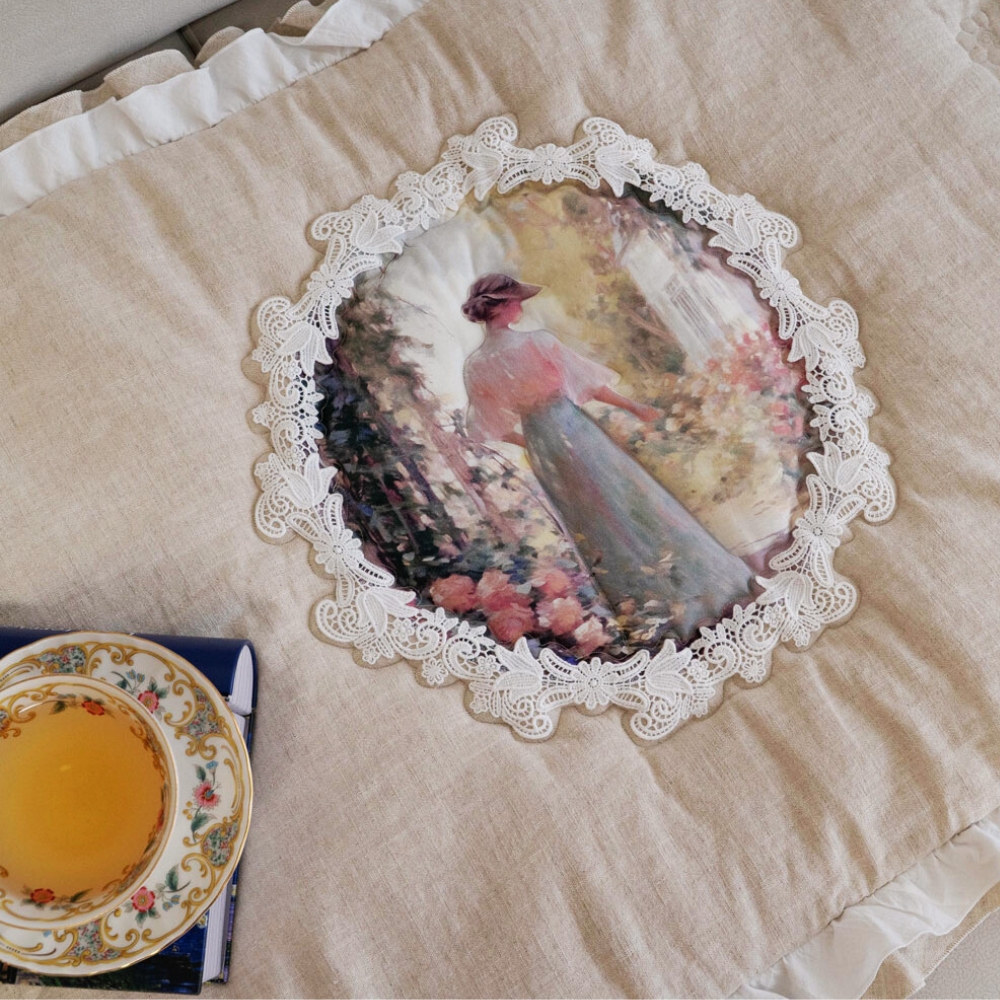 마벨로제 레이디 린넨 쇼파패드 3인 미끄럼방지 소파매트