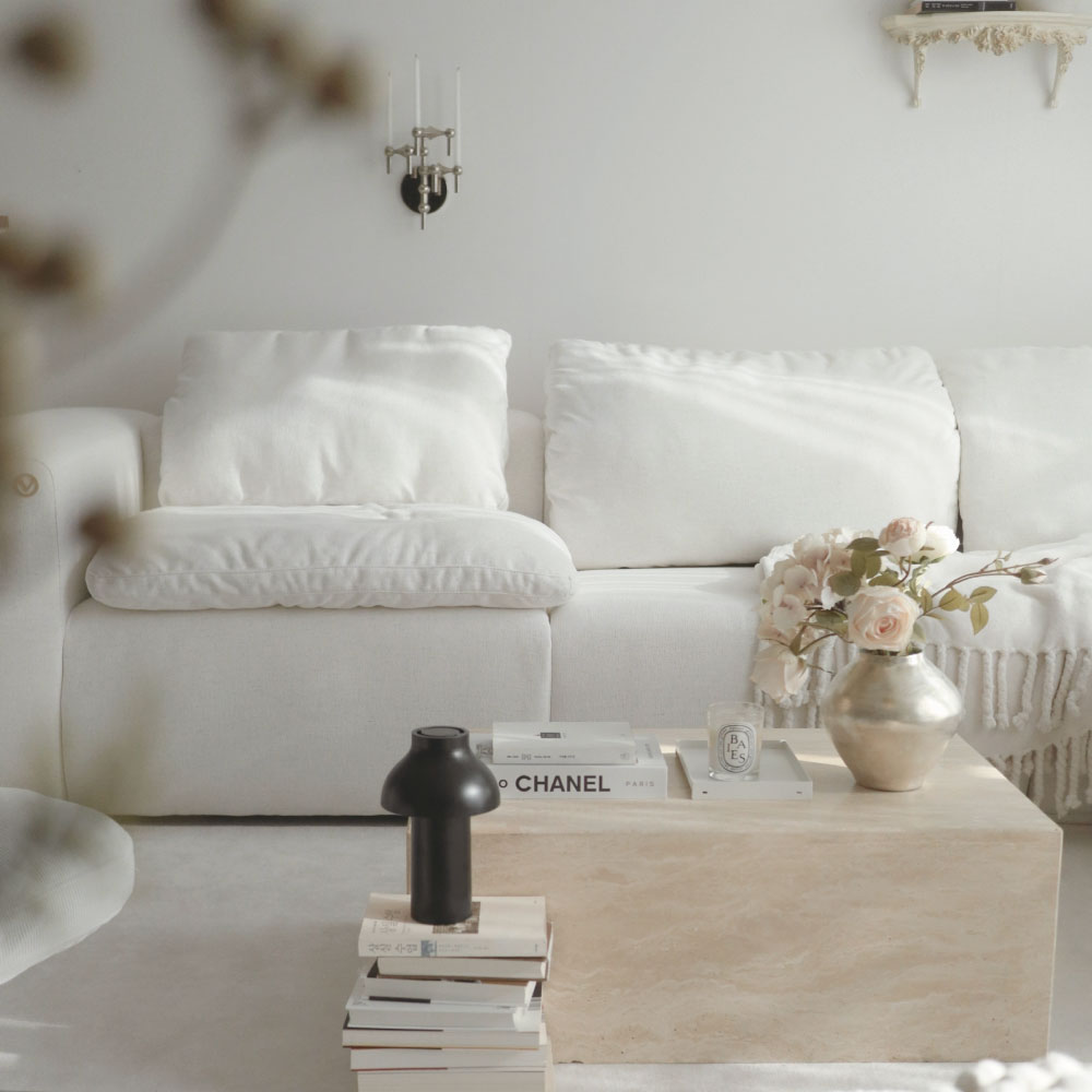 반트 슬롱 메모리폼 4.5인 모듈 패브릭소파