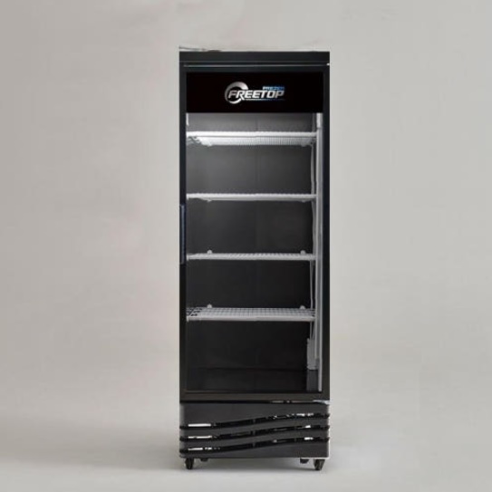 술집 주류냉장고 소주 냉동쇼케이스 직냉 블랙냉동고 430L