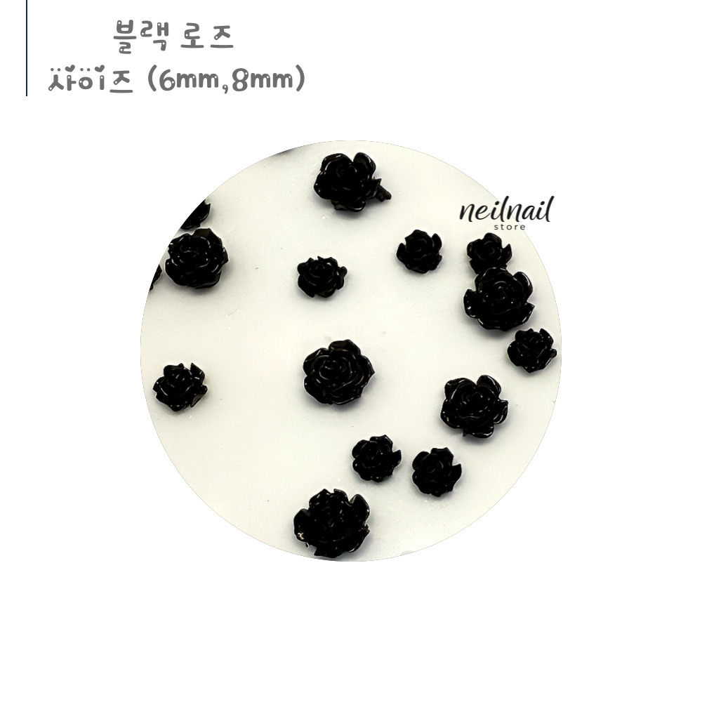 장미 로즈 파츠 봄 네일아트 재료 - 상세 이미지 4