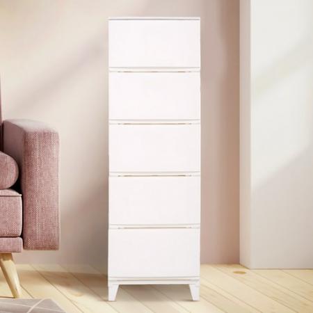 보노하우스 모던 에센셜 서랍장 5단 화이트 340mm 5단 one option : 슈어원상사