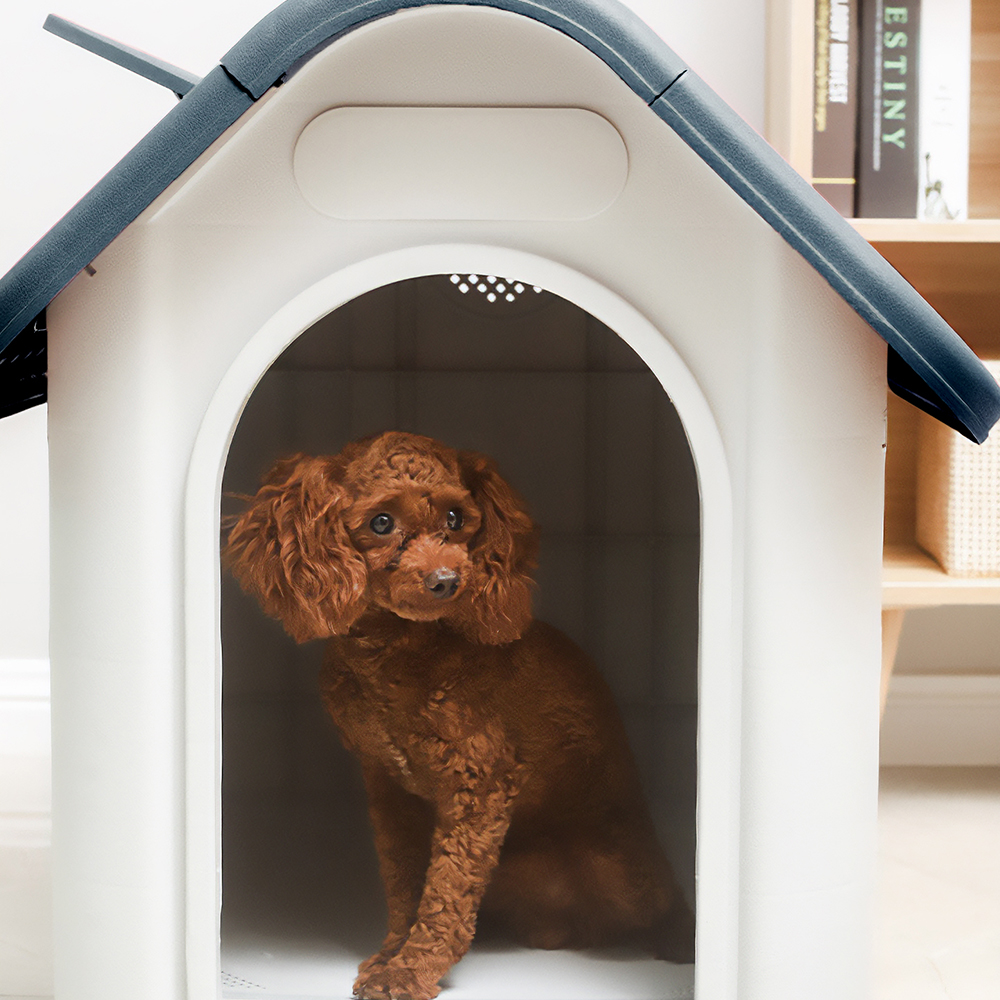 야외 강아지 집 애견 하우스 반려견 플라스틱 실외 마당 개집