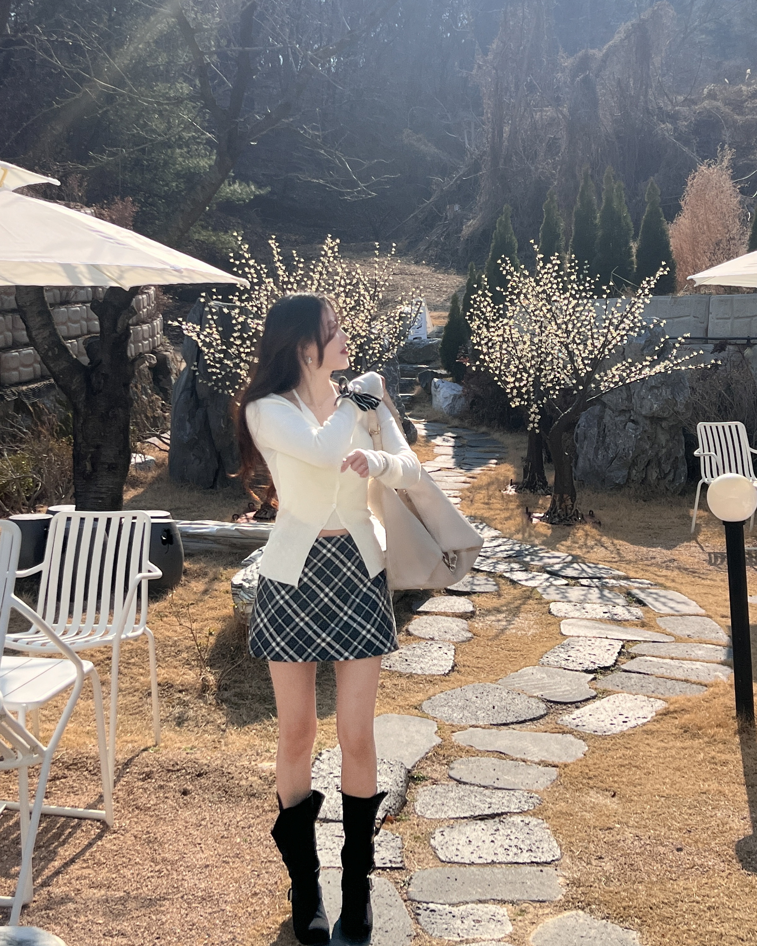 체크스커트 체크무늬스커트 이미지 6