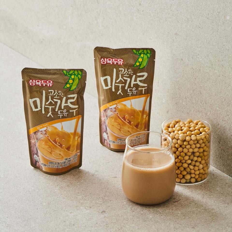 메가마트 삼육두유 고소한 미숫가루 두유 190mlx15개x3박스 - 상세 이미지 2