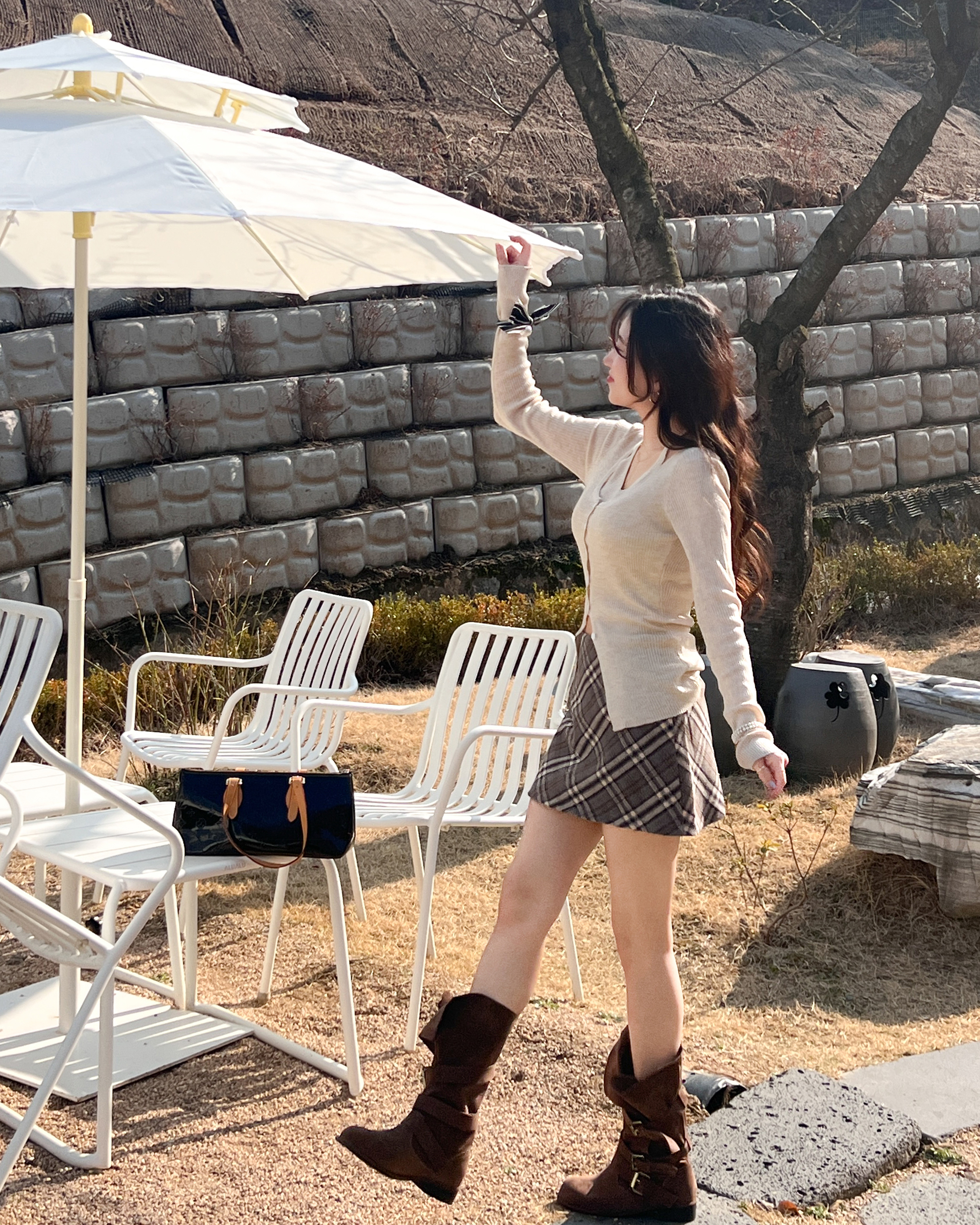나시가디건세트 홀터넥가디건 레이어드가디건 - 상세 이미지 2