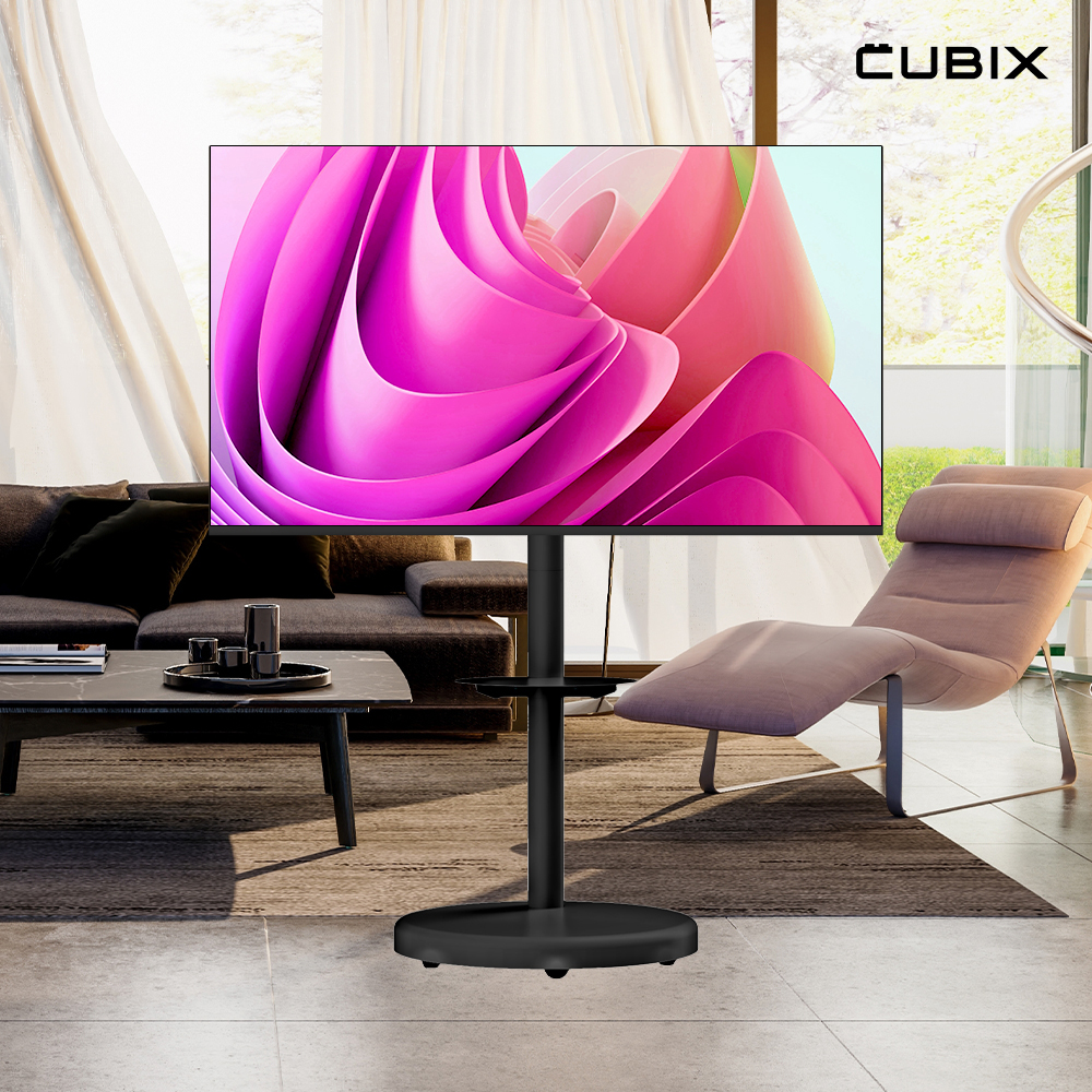 무빙큐빅스 블랙에디션 삼탠바이미 165cm(65인치) UHD 4K QLED 스마트티비 셋트 이동식 TV 삼텐바이미 중소바이미 - 상품 이미지