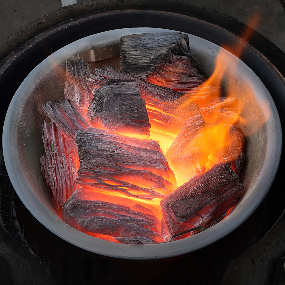 꾸버스 국내산 숯통 원형 바베큐그릴 숯불통 숯받침 로스터 BBQ 용품 캠핑 휴대용 펜션 업소용
