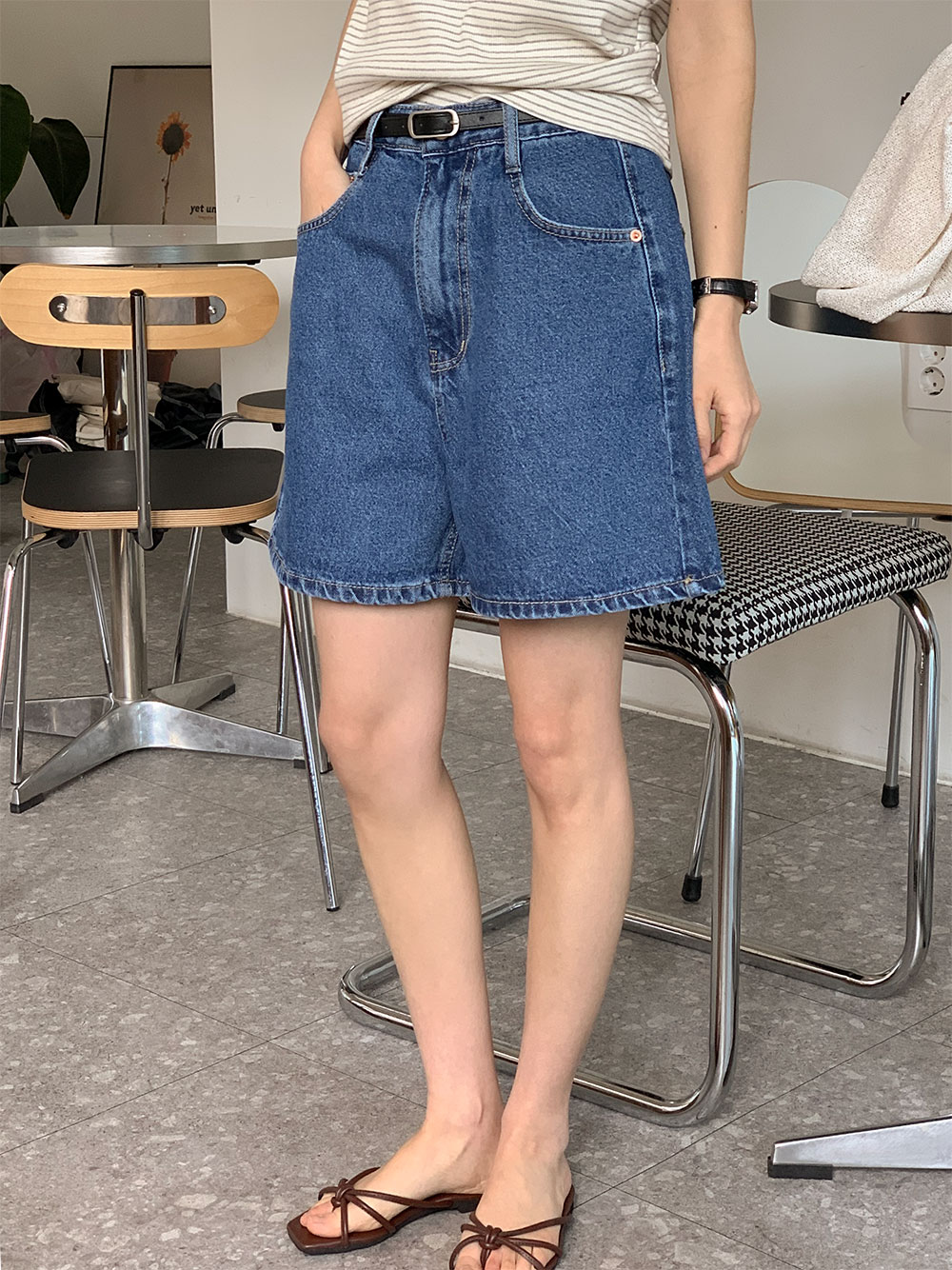 [살안타템]클레 크롭 린넨 부클 가디건[3color] 상세 이미지 22