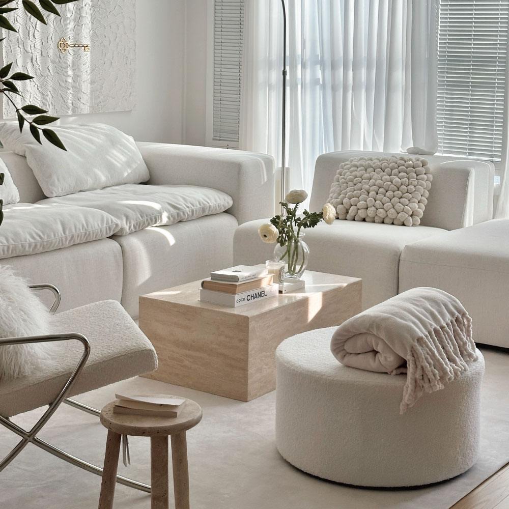 반트 슬롱 메모리폼 4.5인 모듈 패브릭소파