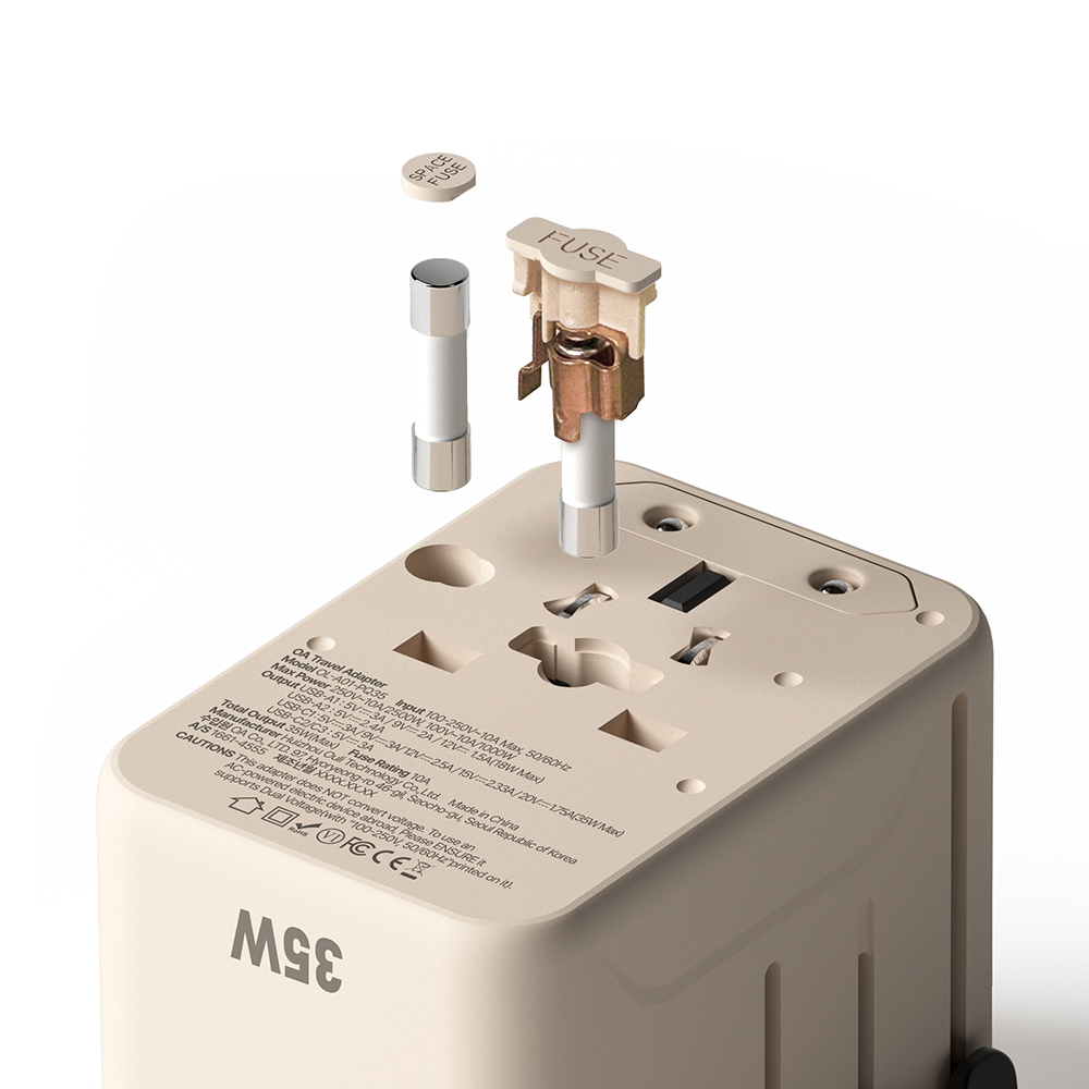 오아 포켓터 해외 여행용 멀티 어댑터 돼지코 멀티탭 EU 일본 중국 미국 플러그