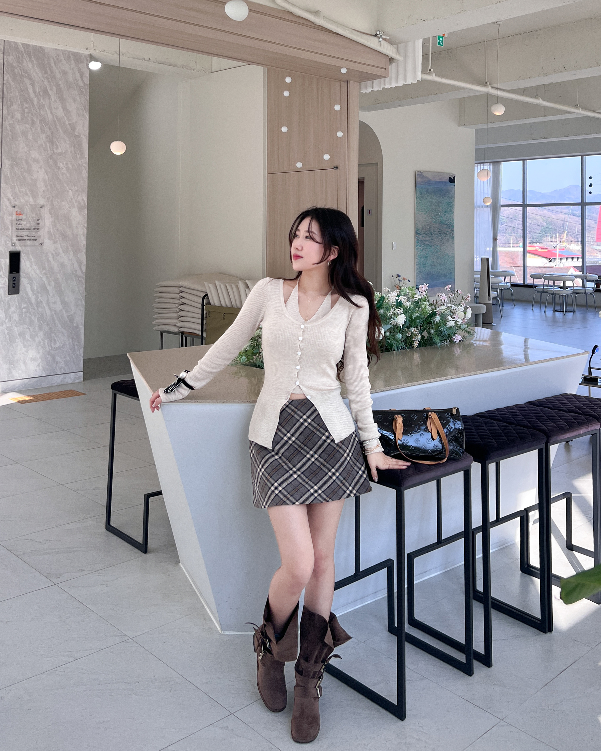나시가디건세트 홀터넥가디건 레이어드가디건 - 상세 이미지 3