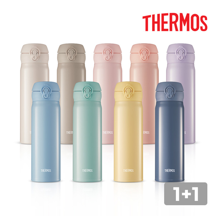 1+1 써모스 데일리 원터치 텀블러 JNL-504K / 보온보냉병 500ml 분유 학생 직장인 - 상품 이미지