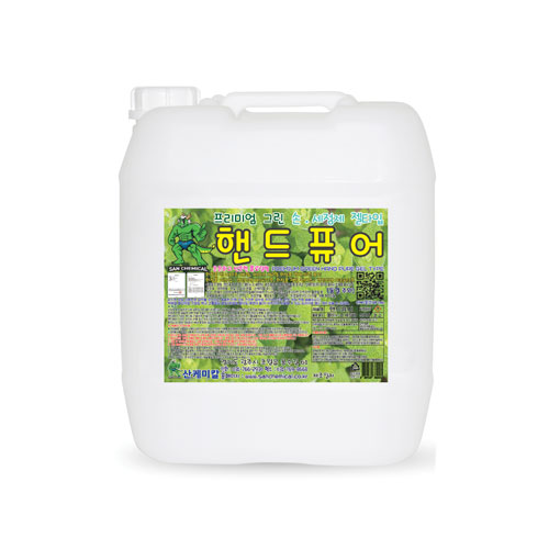 핸드퓨어 젤타입 18.75L 그린 플로랄향 손 세정제 산케미칼 : 크린글로벌