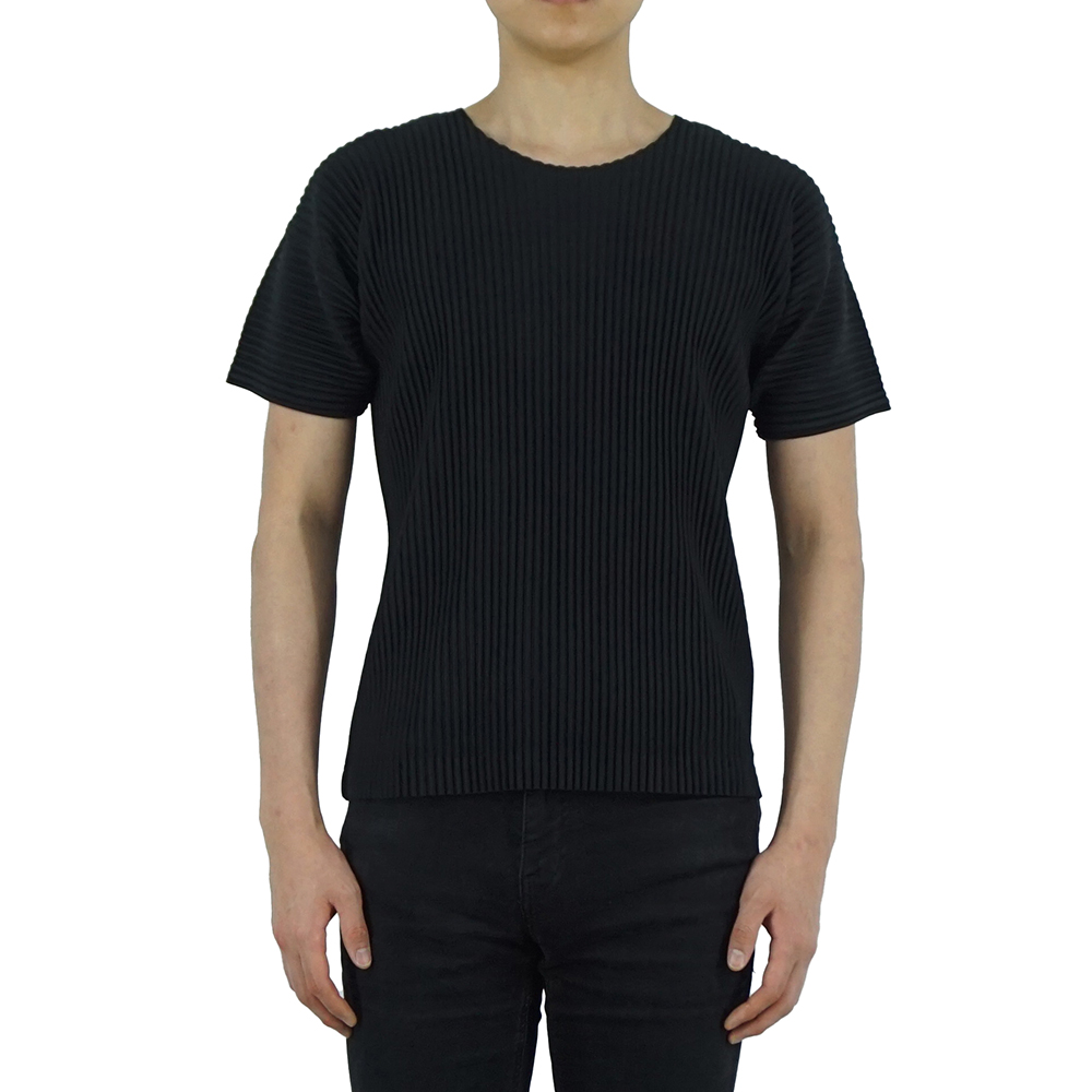 이세이미야케 옴므 플리세 베이직 반팔 티셔츠 블랙 HP46 JK420 15 - 상세 이미지 3