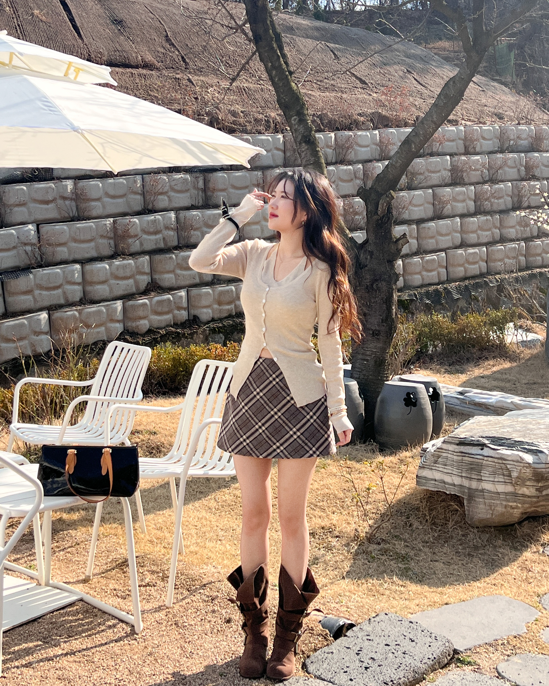 통넓은미들부츠 바이커부츠 하비부츠 - 상세 이미지 2