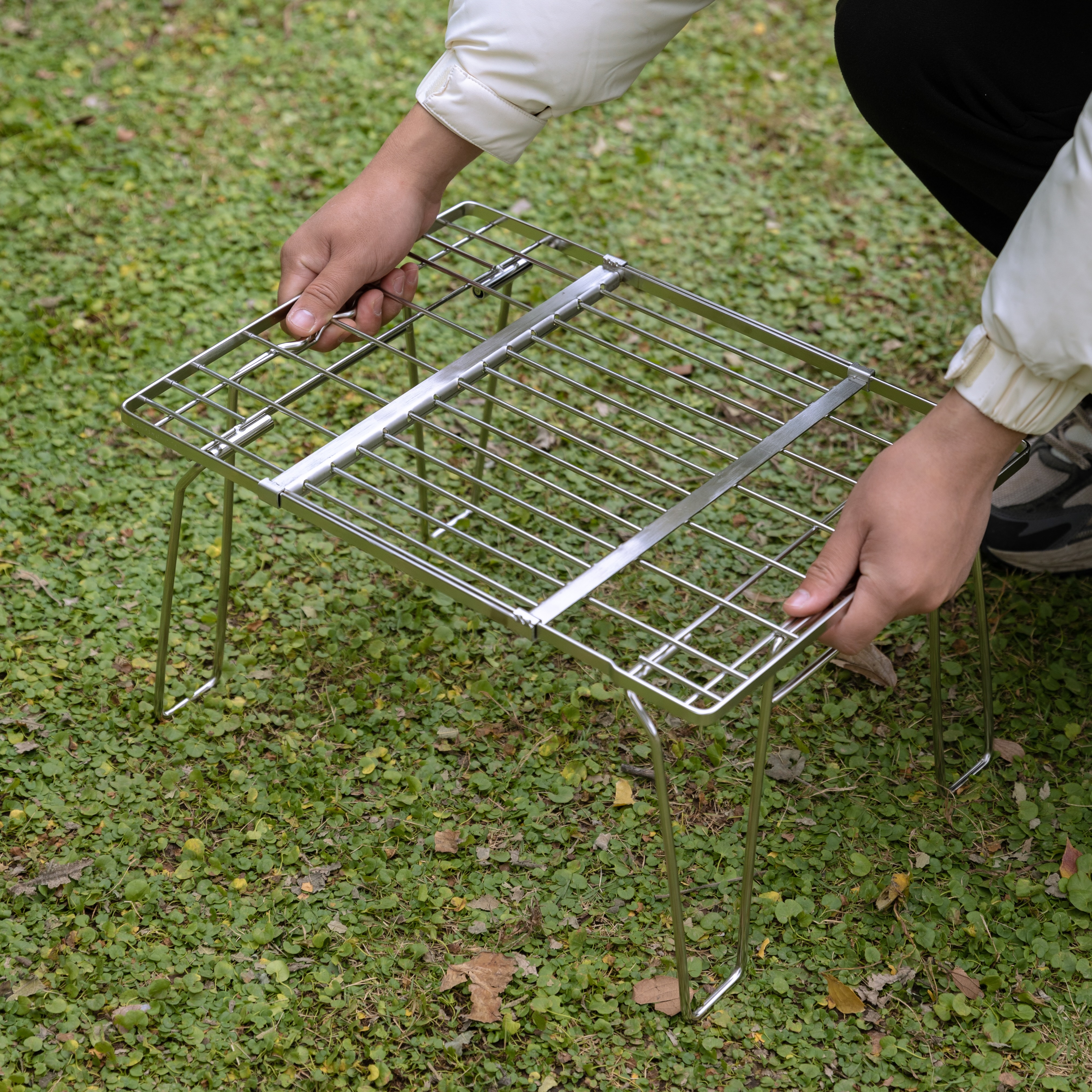 캠핑문 올스텐 슬라이드 필드랙 공간절약 멀티 받침대 FD-22