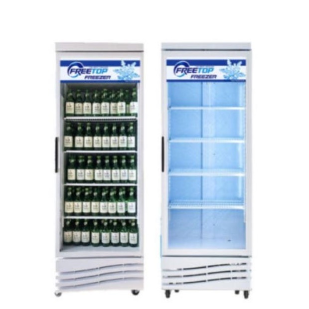 주점 소주 쇼케이스냉동고 간냉식 업소용 식당 주류 술냉장고