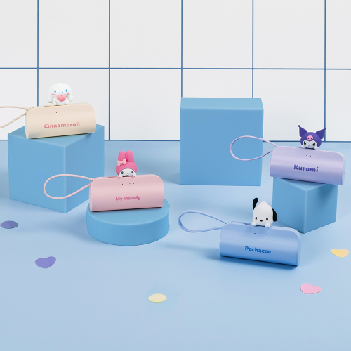 마이멜로디 쿠로미 시나모롤 포차코 캐릭터 도킹보조배터리 5000mAh : 포리프 마켓