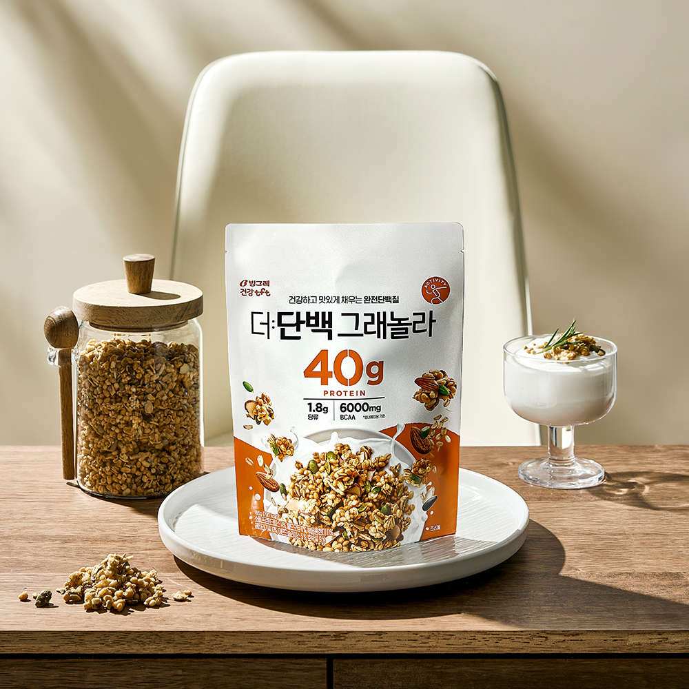 빙그레 더단백 그래놀라 1개 + 크런치바 미니 1개 - 상세 이미지 3