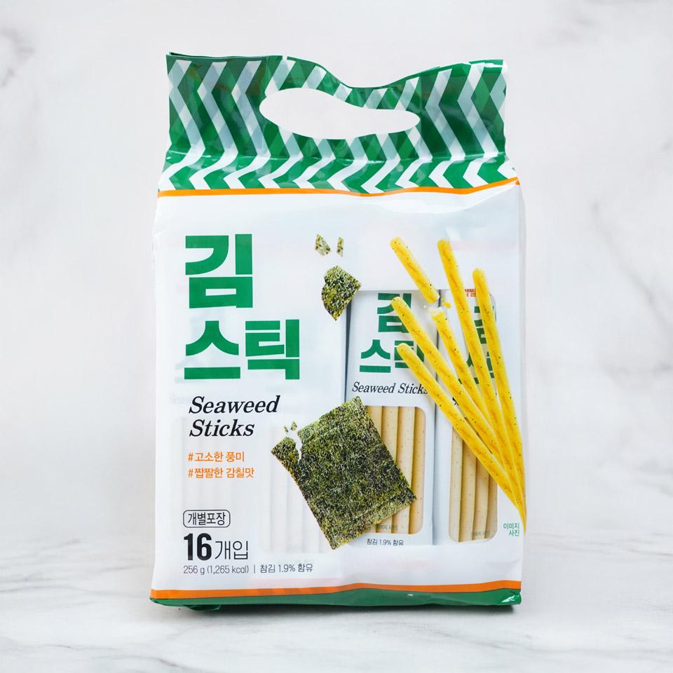 메가마트 김스틱 과자 256g - 상품 이미지