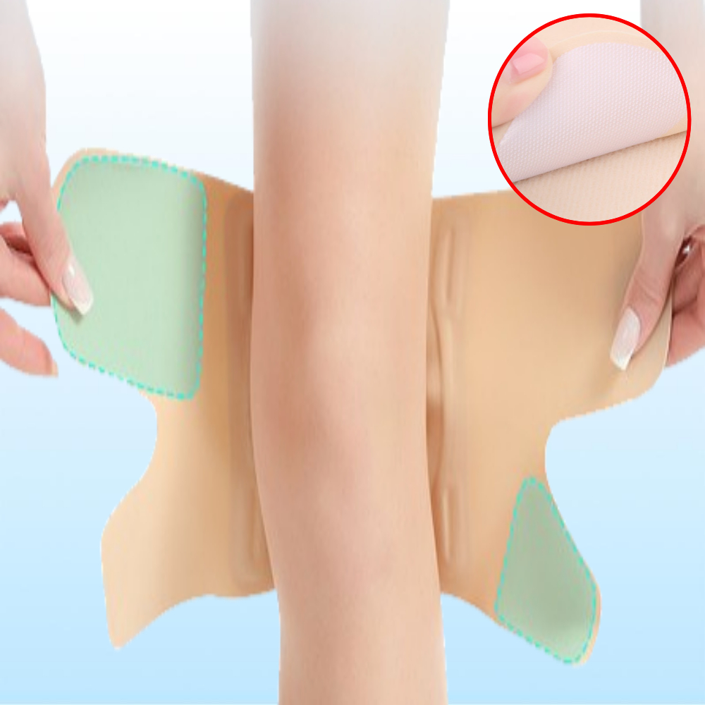 초경량 무릎보호대 1mm 얇은 슬림한 아대 연골 슬개골 슬개건 고정 테이핑 - 상세 이미지 4