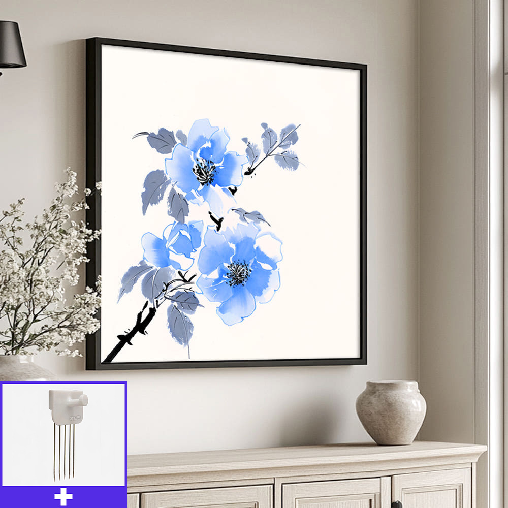 푸른꿈 80cm x 80cm 무광블랙 알루미늄액자 - 메인 이미지