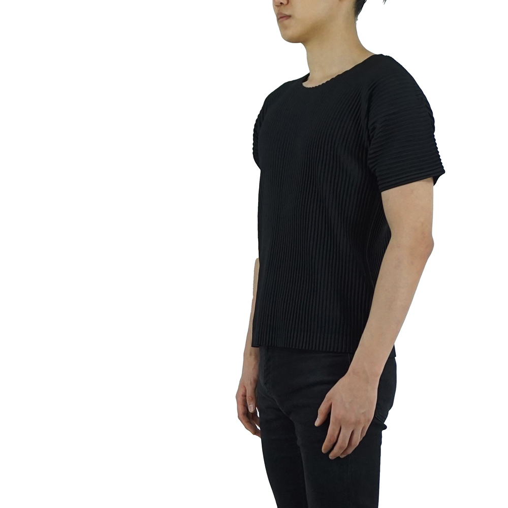 이세이미야케 옴므 플리세 베이직 반팔 티셔츠 블랙 HP46 JK420 15 - 상세 이미지 4
