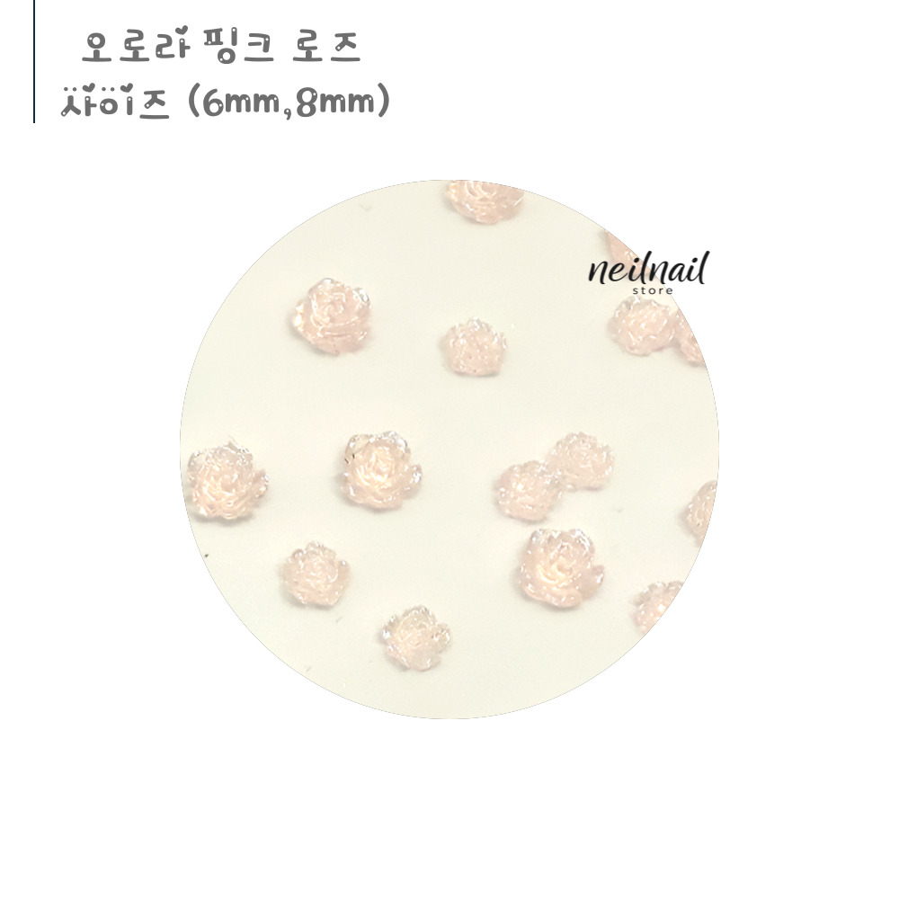 장미 로즈 파츠 봄 네일아트 재료 - 상세 이미지 3