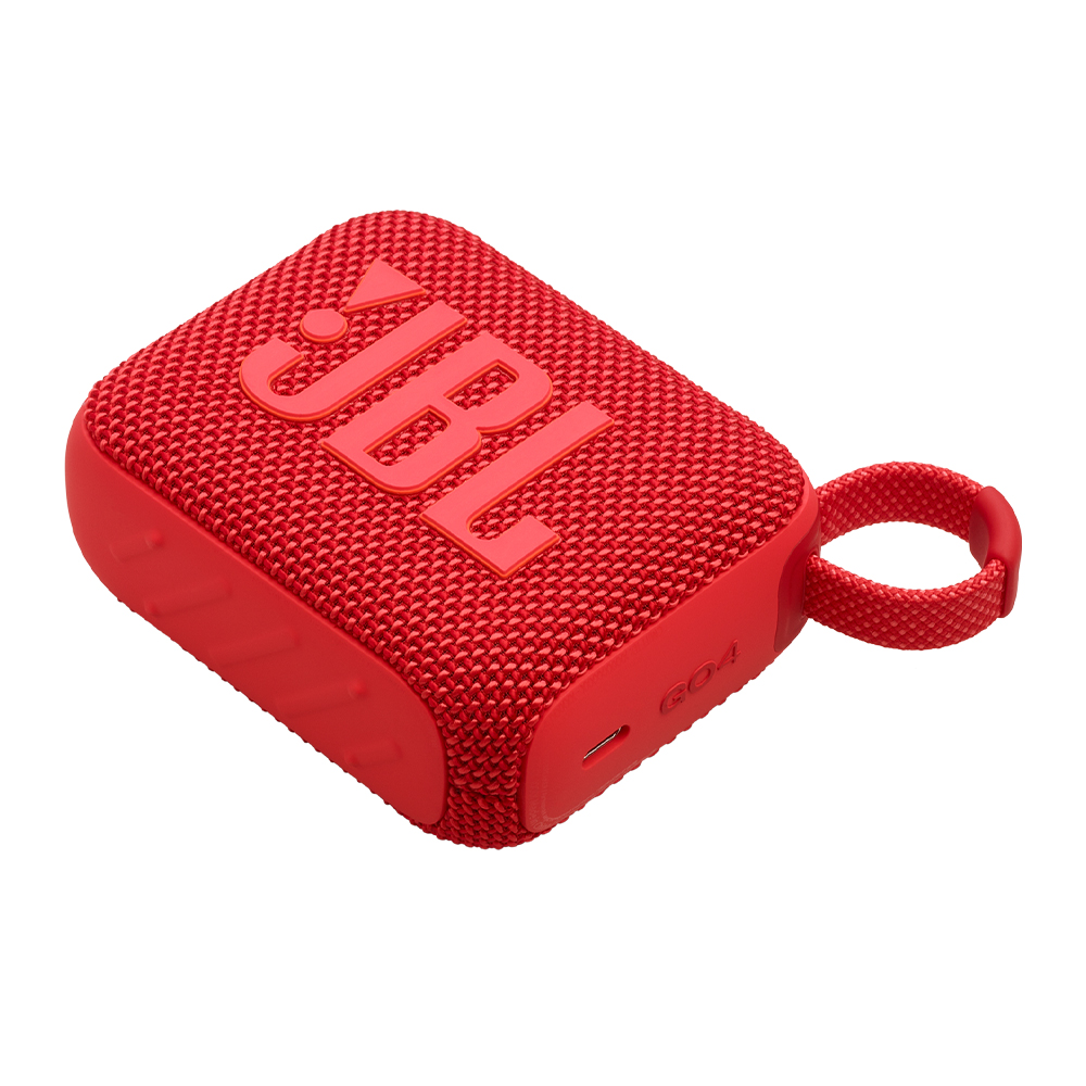JBL GO4 휴대용 미니 아웃도어 방수 캠핑용 무선 블루투스 스피커 레드 - 상세 이미지 4