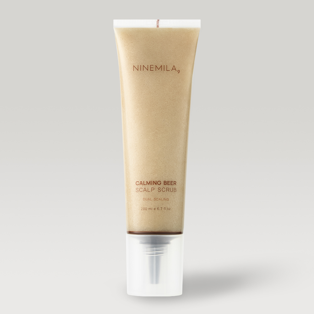 나인밀라 카밍비어 듀얼 두피 스크럽 스케일링 스케일러 자몽향, 200ml, 1개