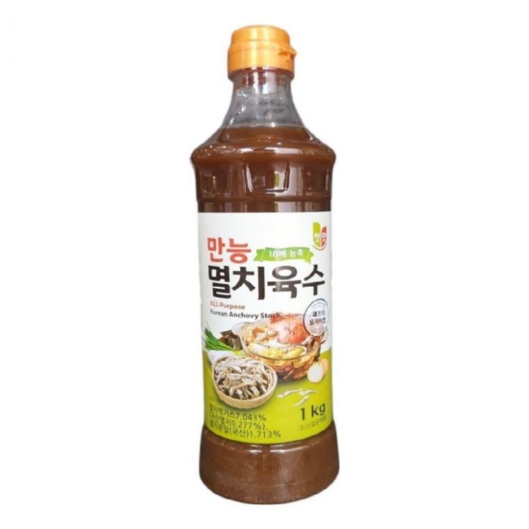 [시우유통]청우 첫맛 만능 멸치 육수 1kg 잔치국수 오뎅 어묵 : 시우 유통