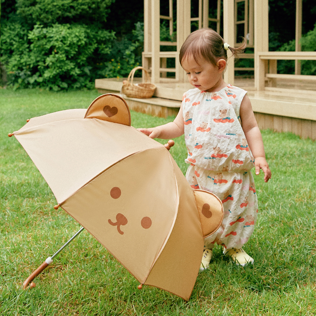 아가드x돗투돗 유아 투명 우산 돗꼼 아기 어린이 안전우산