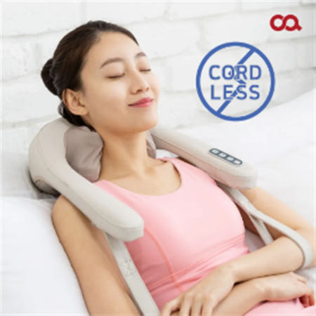 오아 무선 넥앤숄더 안마기 목 어깨 승모근 뒷목 마사지 기계 목지압기