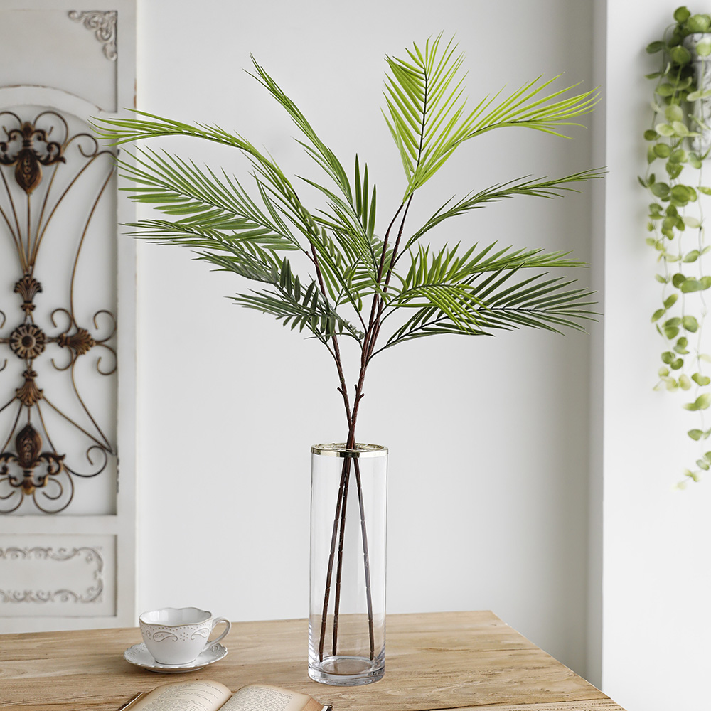 리얼 팜 아레카야자 인조 조화 나뭇가지 생화같은 식물 인테리어 이미지 2
