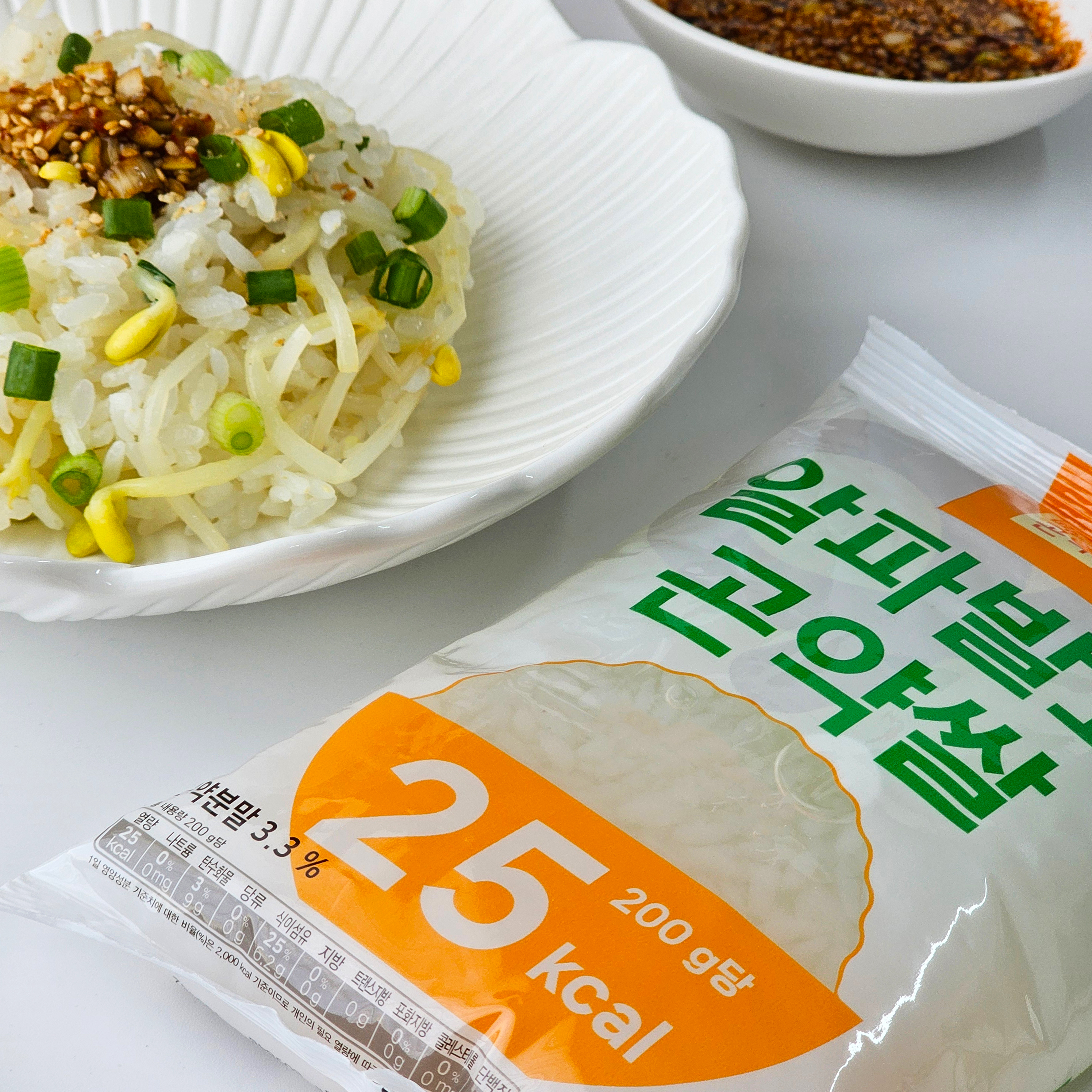 100g당 12.5kcal 빼빼곤약 알파발효곤약쌀 200g, 10개 - 상세 이미지 4