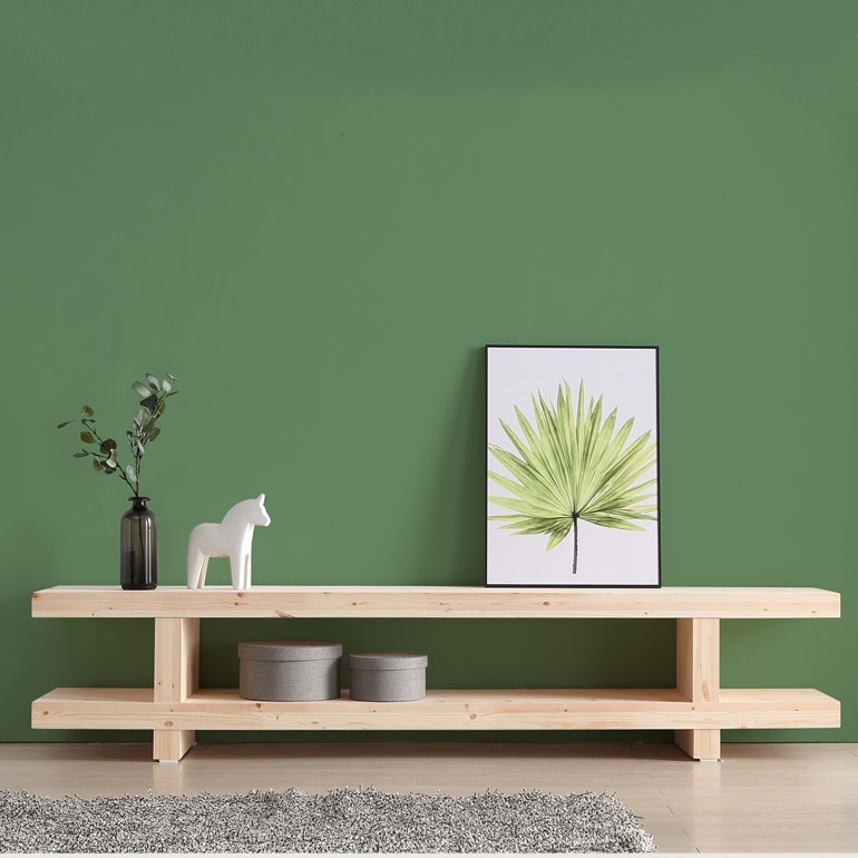 원목 낮은 티비 장 슬림 거실장 오디오장 오디오 장식장 넓은 tv 티브 다이 얇은 2100