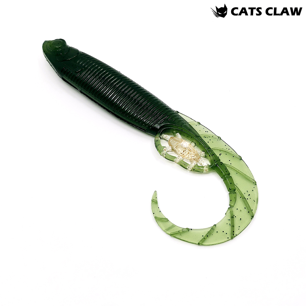 캣츠크로우 모비딕테일 광어다운샷웜 027 워터멜론, 12.7cm(5인치) - 상품 이미지
