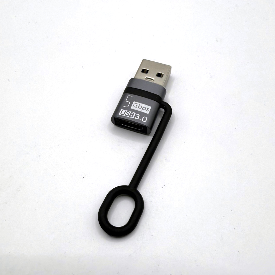 C타입 암 to USB-A 수 변환 젠더 USB 3.0 5Gbps 데이터전송 실리콘홀더 - 상세 이미지 5