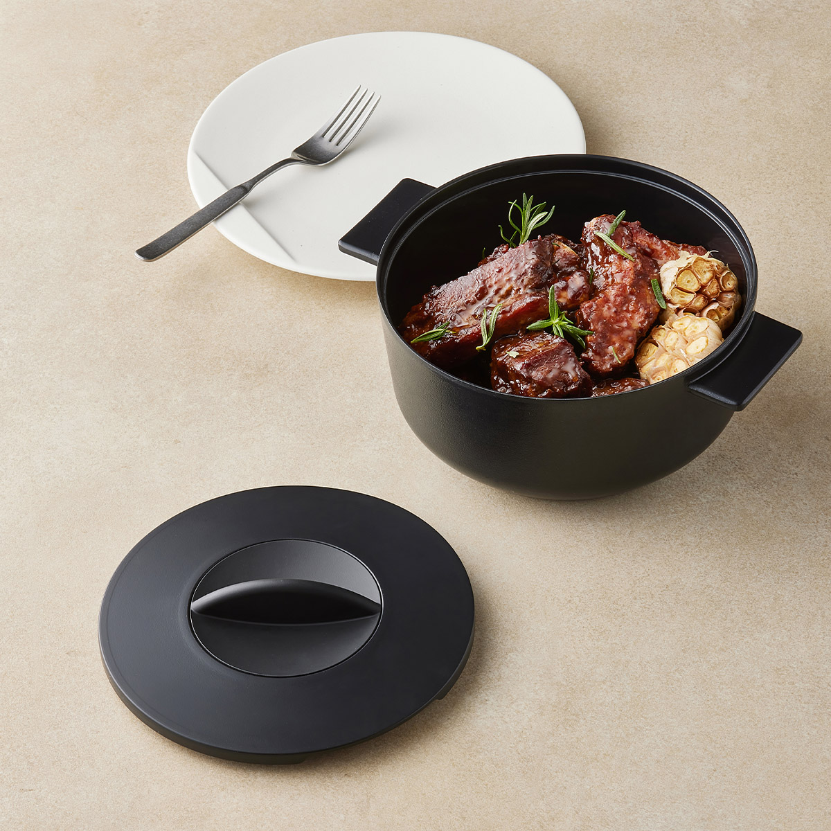 데켓 주물 IH 양수 냄비 20CM(CAC2063IH)+실리콘 손잡이2P