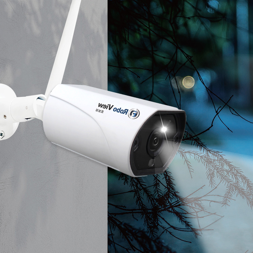 글로벌아이넷 로보뷰EX 홈 IP 카메라 CCTV 6mm 200만화소 1개 - 메인 이미지