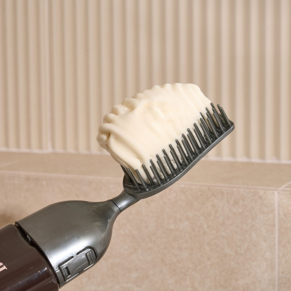 비비러쉬 셀프 흰머리 염색약 거품 버블 부분 남자 빗질 브러쉬