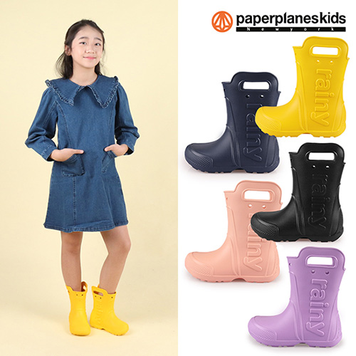 유아 장화 키즈 핸들 레인부츠 아동 여아 남아 초등 주니어 어린이 학생 아기 PS7767YL